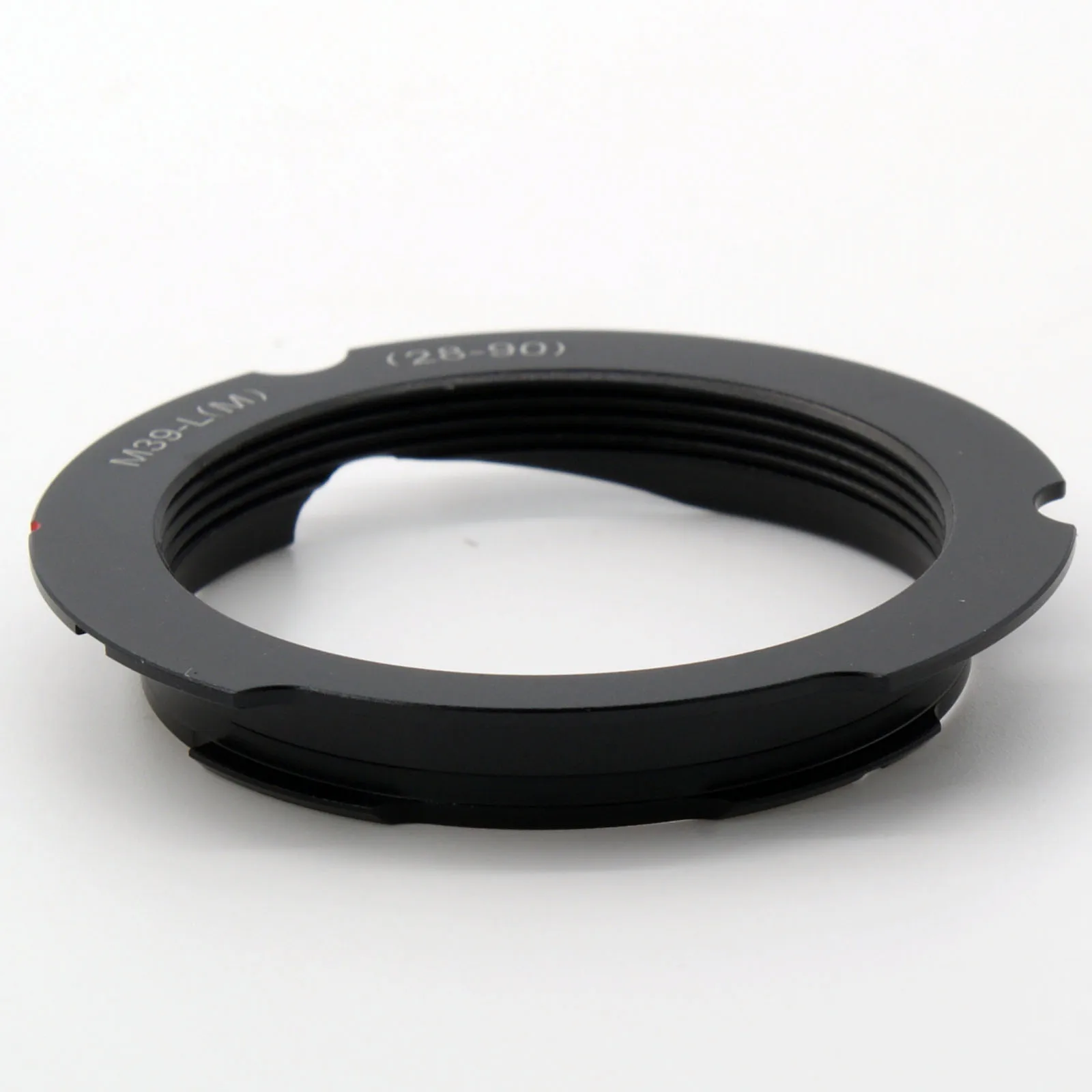 M39-LM 6 بت رمز محول أسود ل M39 المسمار 28-90 مللي متر عدسة إلى Leica م LM جبل كاميرا