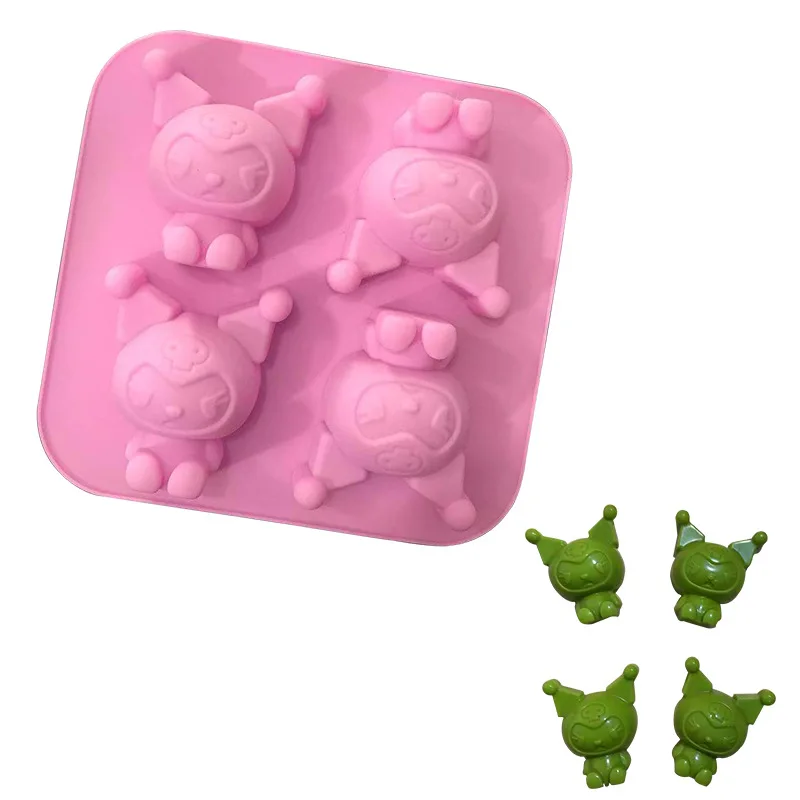 4 Even Cat Handmade Soap Mold Cold Process Soap Mode XG746