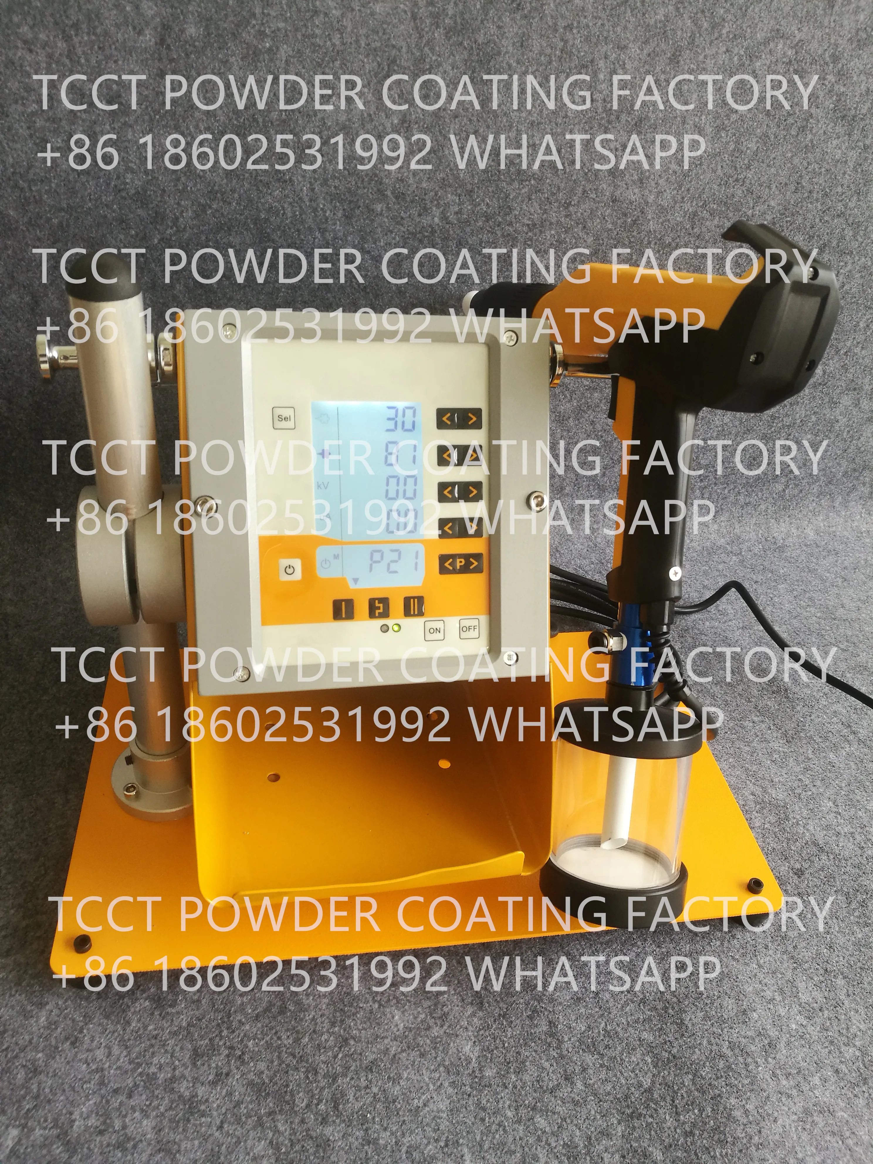 portable electrostatic powder coating machine experiment lab test machine TCCT OPTISTAR