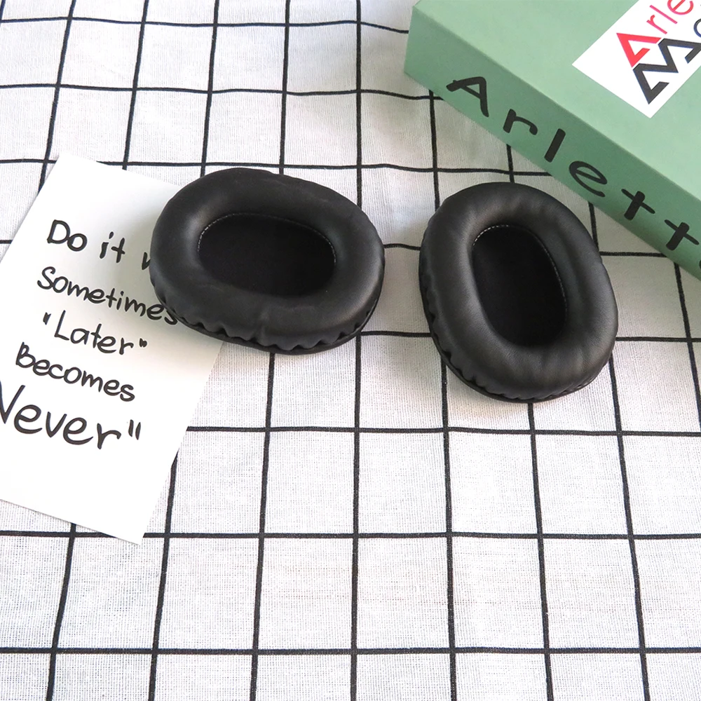 ソニーMDR-NC50 MDR-NC60 mdr nc50nc60ヘッドフォンイヤーパッド交換用ヘッドセットイヤーパッドpuレザースポンジフォーム