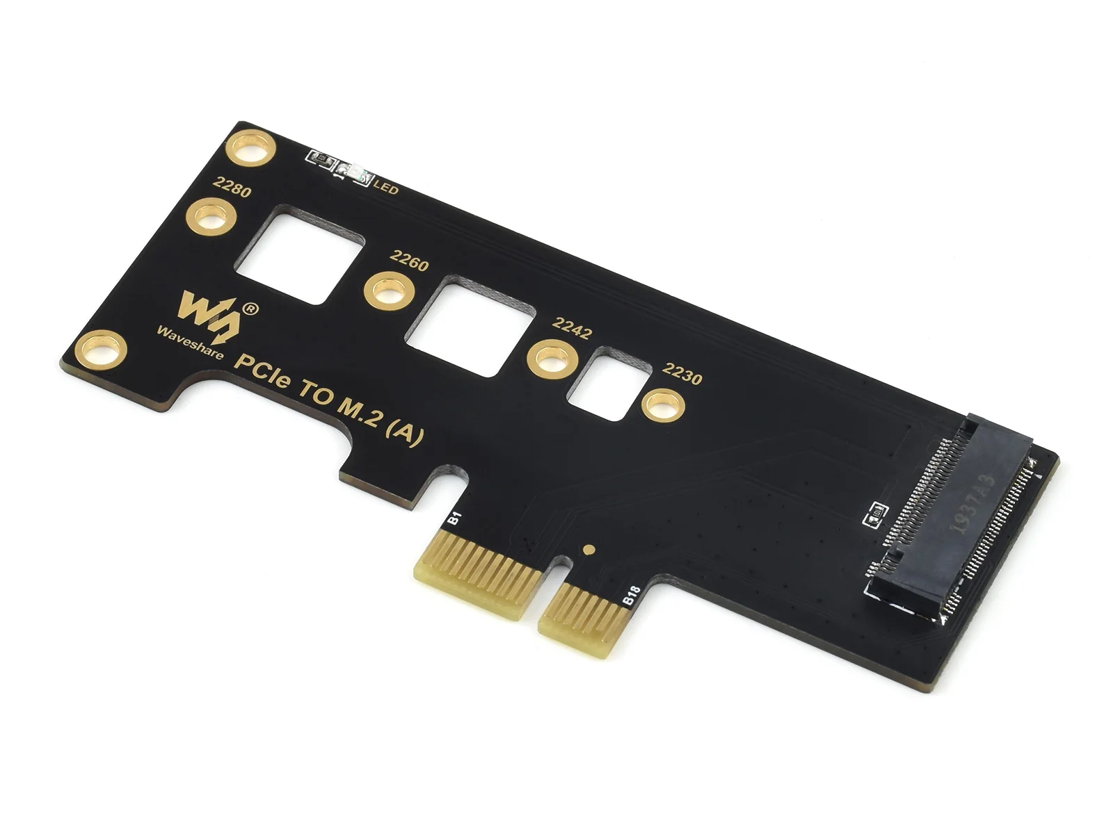 Waveshare PCIe ZU M.2 Adapter, Unterstützt Raspberry Pi Rechen Modul 4