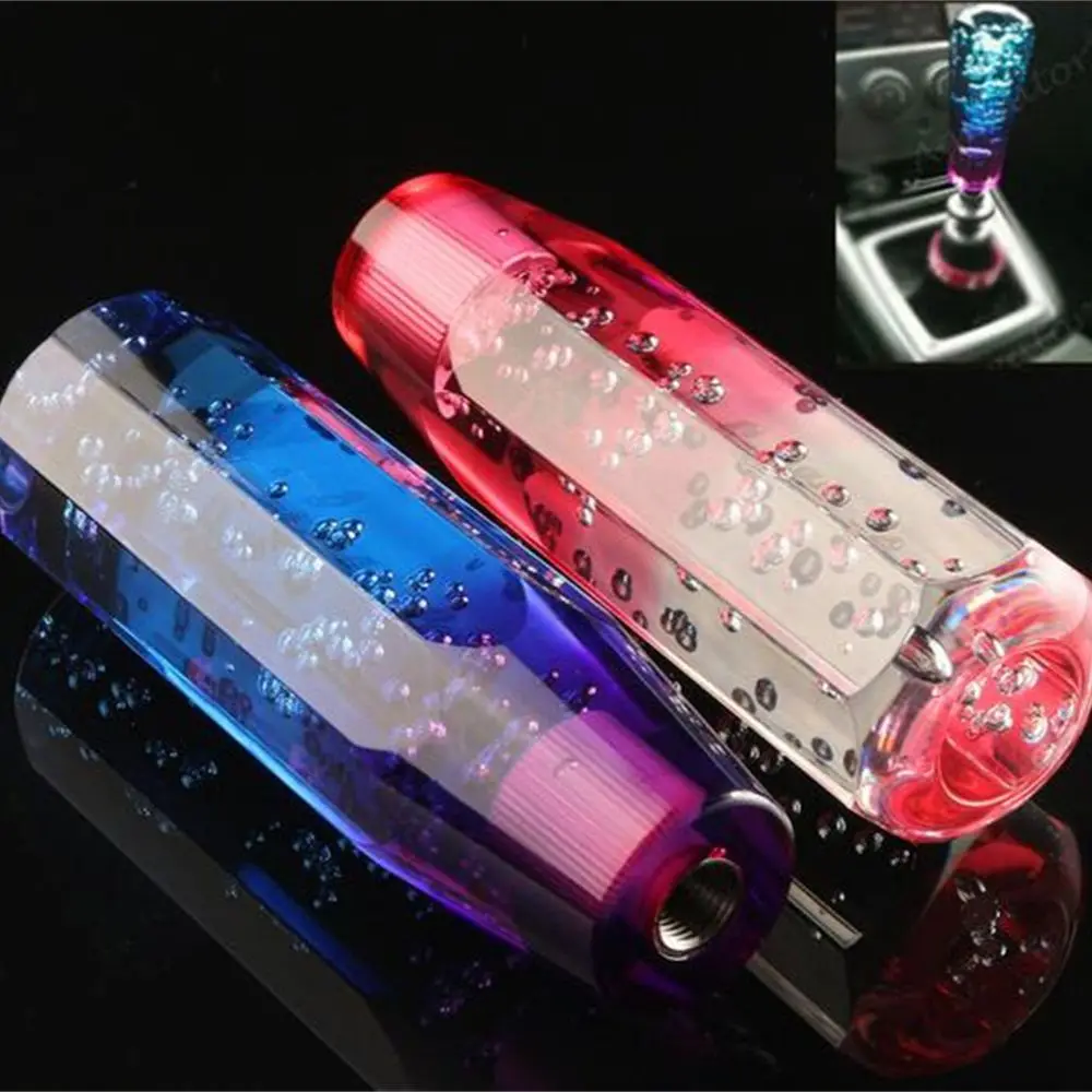 

Ручка переключения передач 15 см с пузырьковым узором, универсальный прозрачный ручной кристалл