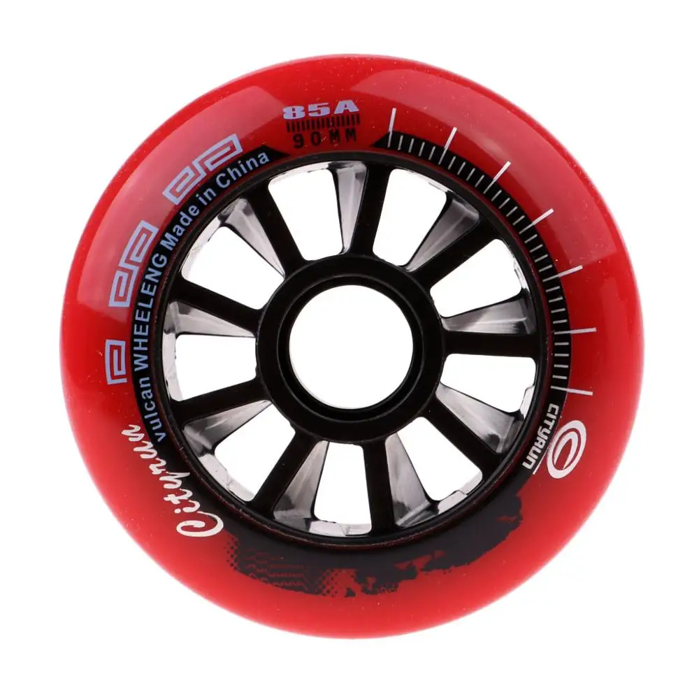 Roue de patin à roulettes en ligne de remplacement, accessoire de patinage, durable, haute élasticité, résistant à l'usure, équipement de sport, 90mm, 100mm, 110mm, 1 pièce