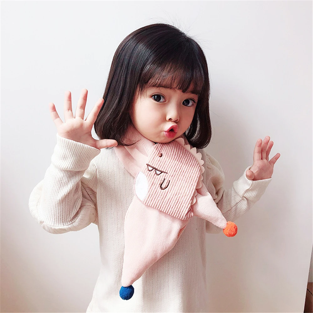 

Warm Children's scarves in autumn and winter cute cartoon boys and girls warm neck coverlet baby neck coverlet D4070