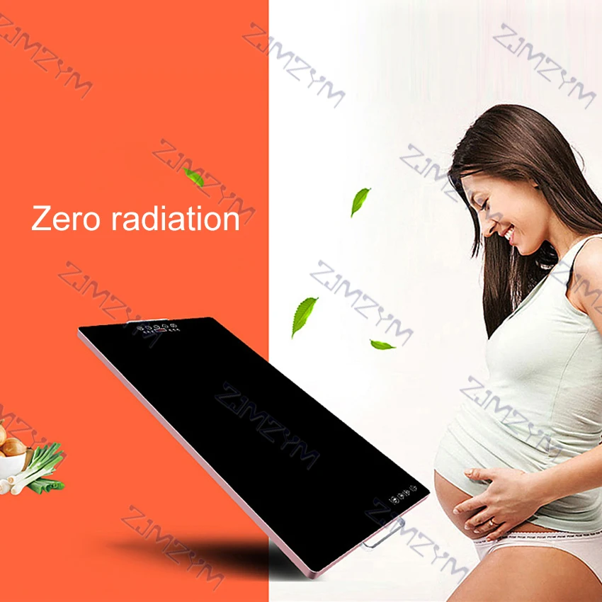 300w placa de isolamento de alimentos inteligente placa aquecimento bandeja quadrado quente placa de corte aquecedor casa eletrônico comida aquecimento prato 220v