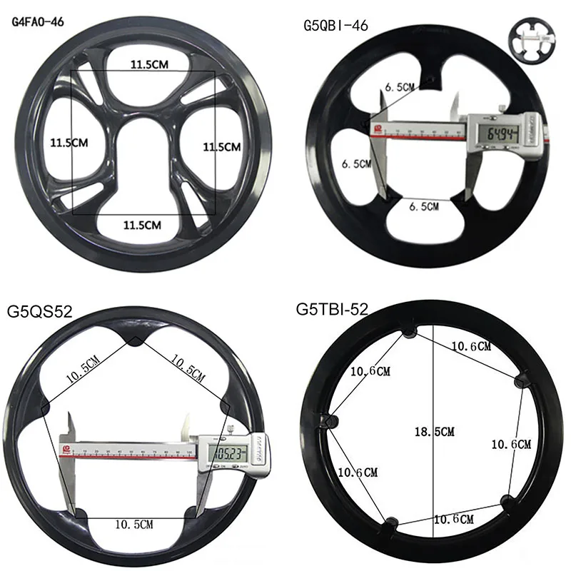 MTB Road Bike Sprocket Protection Chain Wheel Protector Crank Ring Mud Protective Cover Bicycle accessories 40 42 44 46 48 52T