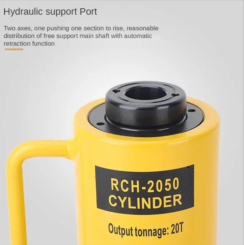 RCH-20T กลวงไฮดรอลิแจ็คไฮดรอลิกระบอกไฟฟ้าแยก Hollow แจ็ค50มม.