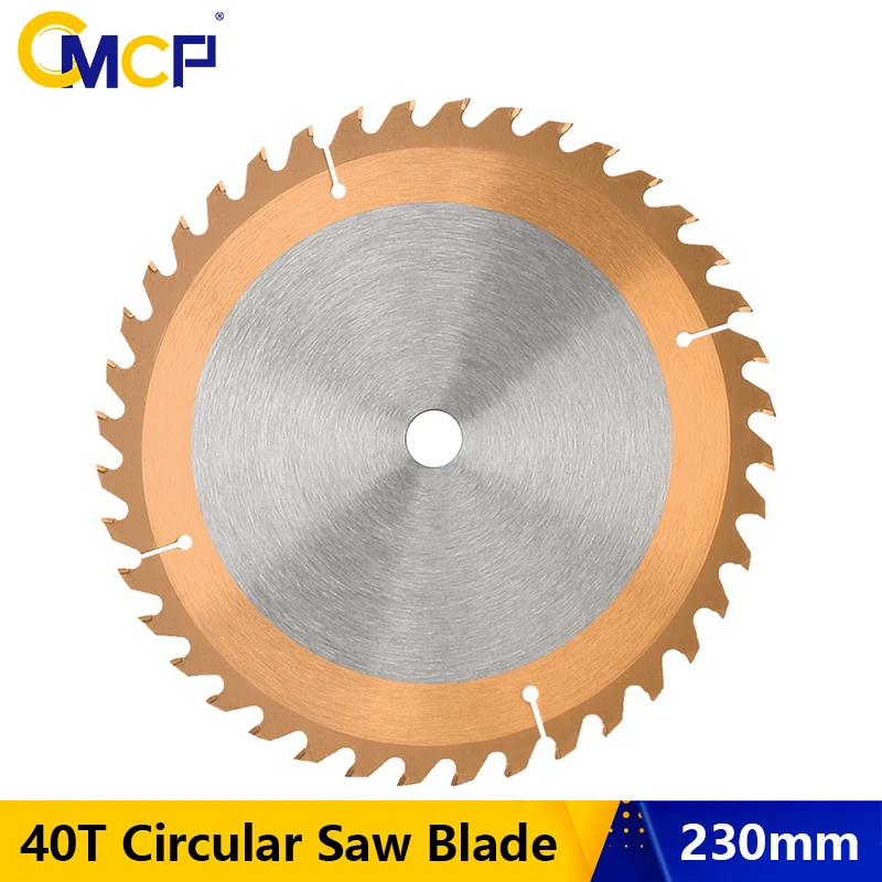 Cmcp 230Mm Cirkelzaagblad 40 Tanden Hout Snijgereedschap Boring Diameter 16Mm Tct Zaagblad Voor Houtbewerking power Tools Zaagbladen