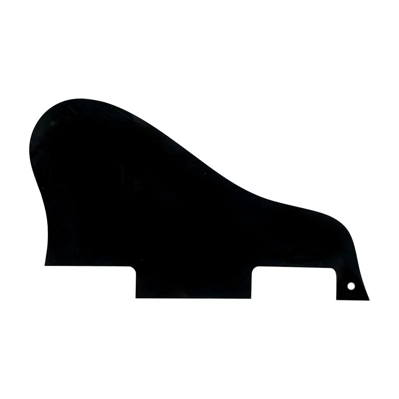 Pleroo Custom Guitar Parts For ES 335 Jazz Archtop Guitar Pickguard Scratch Plate, 4 Ply Black