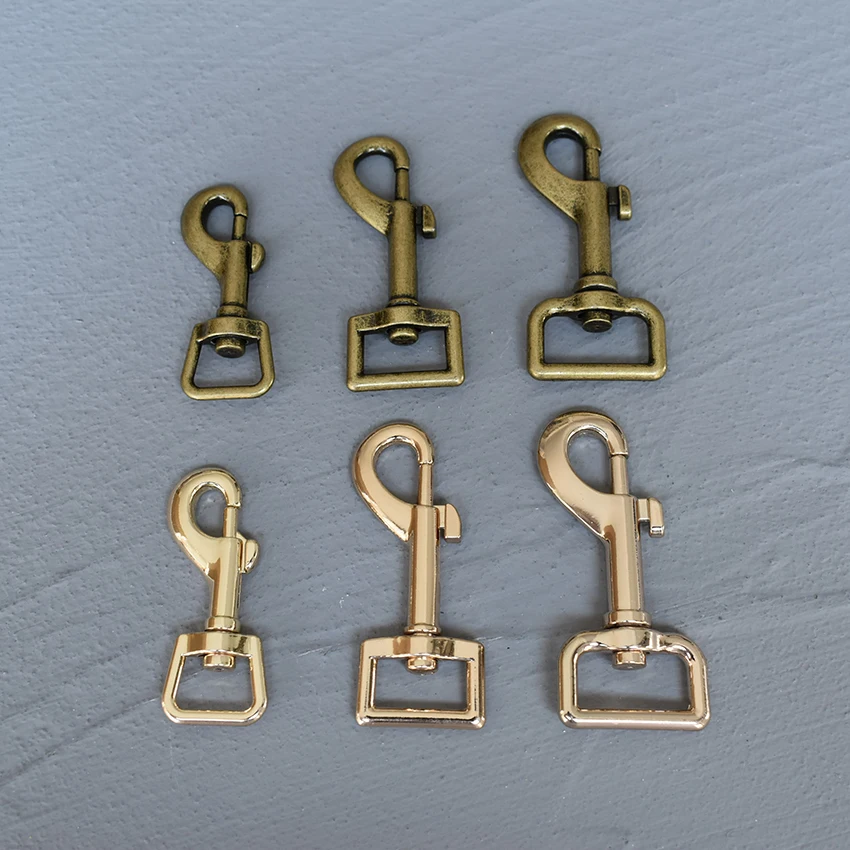 1 Pcs 15mm/20mm/25mm/30mm Metal Buckles Lobster Clasp leash Carabiner Snap Hook Key Chain Bag Part DIY Hardware Accessories