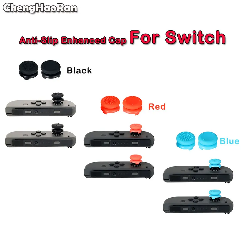 

ChengHaoRan Anti-Slip Enhanced Extra High Thumb Stick Grip Cap Joystick Case Cover for Nintend Switch NS Lite Joy-Con Controller