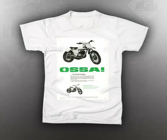 VINTAGE 1971 OSSA STILETTO BROCHURE IMAGE SHIRT TSHIRT TEE