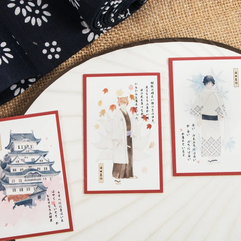 28 Sheets/Set Tarot Japanese Style Lomo Card Mini Postcard /Greeting Card/Birthday Letter Gift Card Message Card