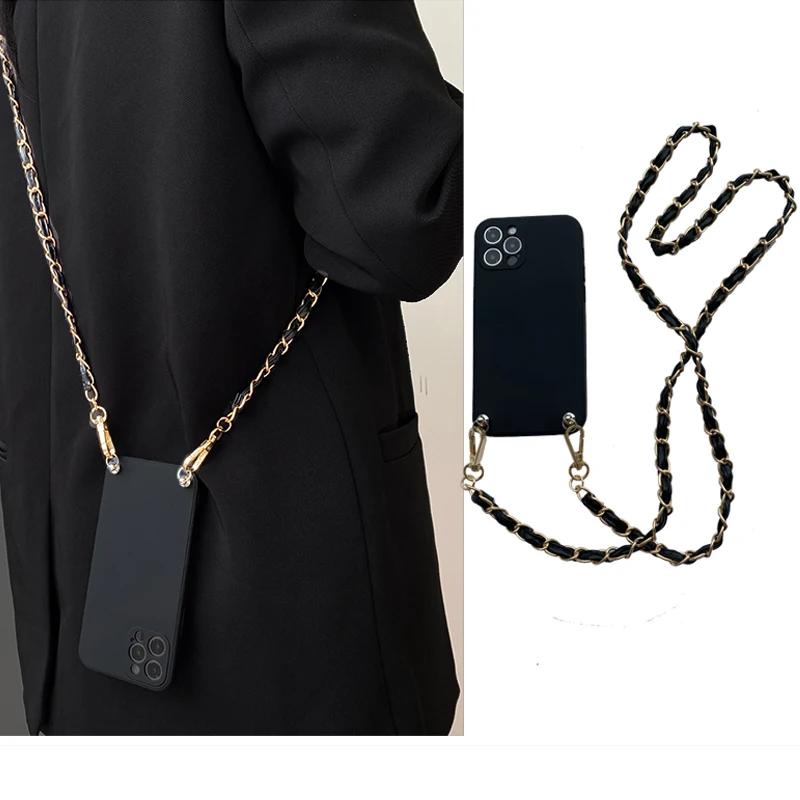 Leather Bracelets Strap Crossbody Lanyard Phone Case For iphone 18 17 Air 15 16 16E 14 12 11 13 Pro Max Mini plus Cover