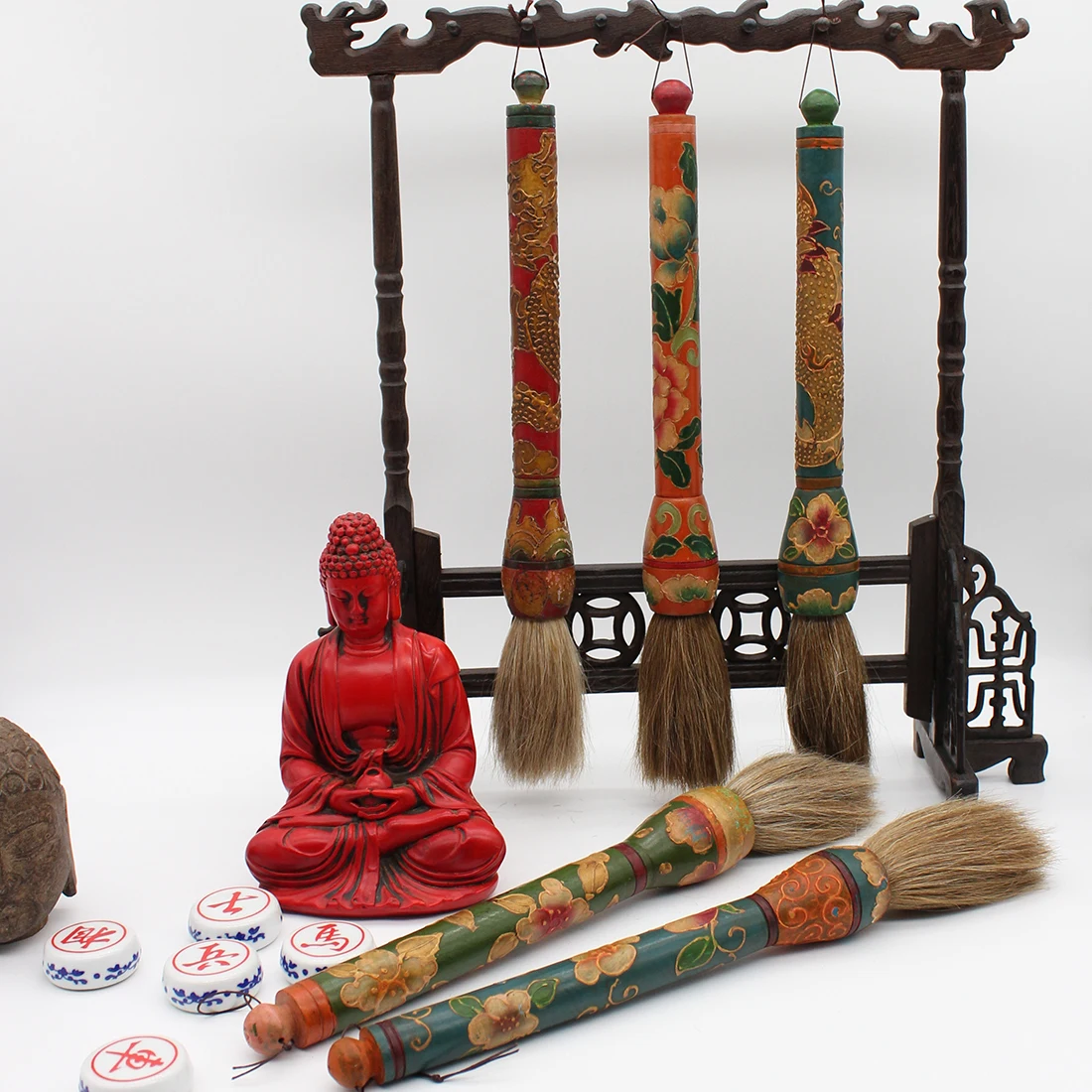 

Decorative calligraphy brush, Wall hanging, Table accessory
