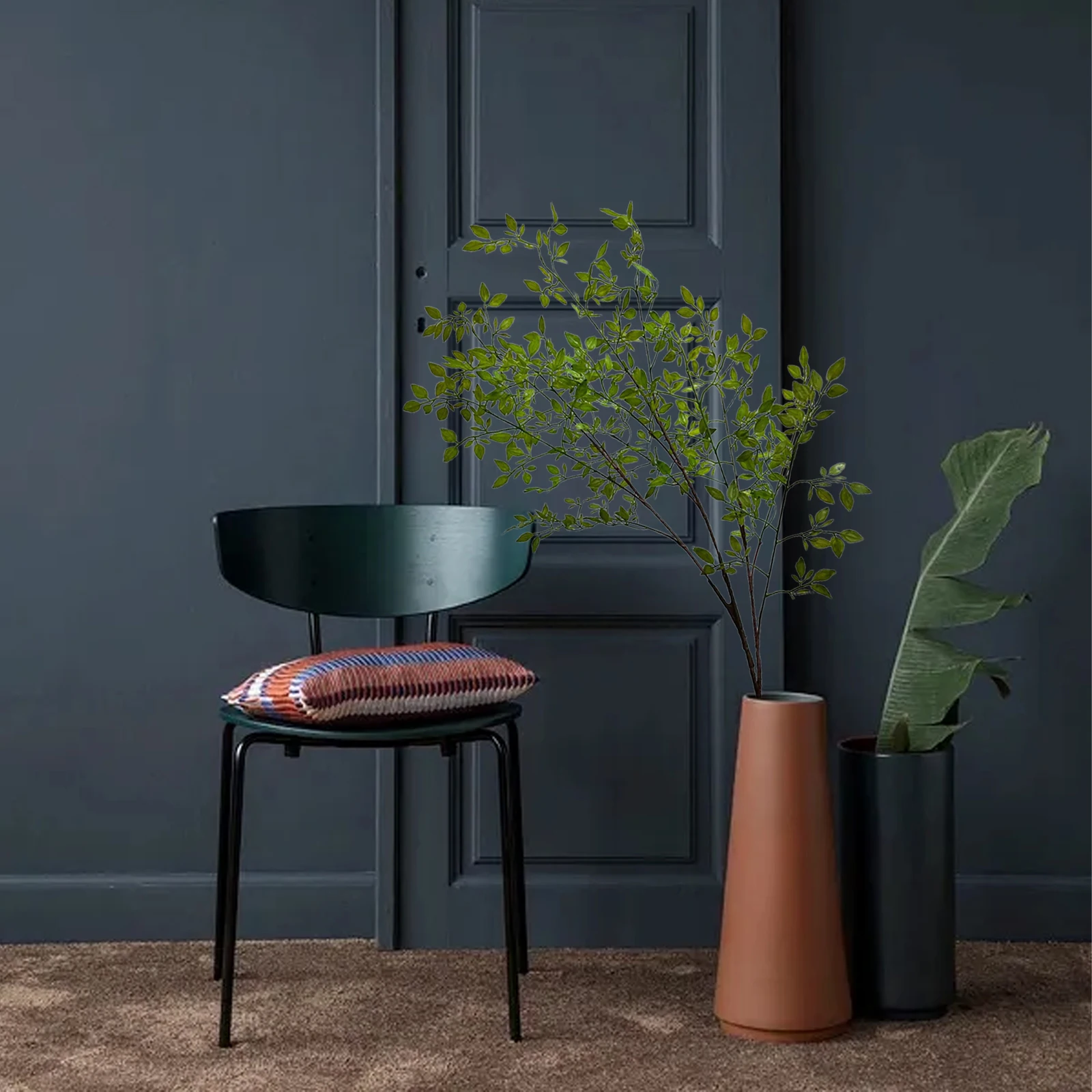Artificial Plant Single Nantian Bamboo Branch Restaurant Vase Flower Arrangement Wedding Home Decoration