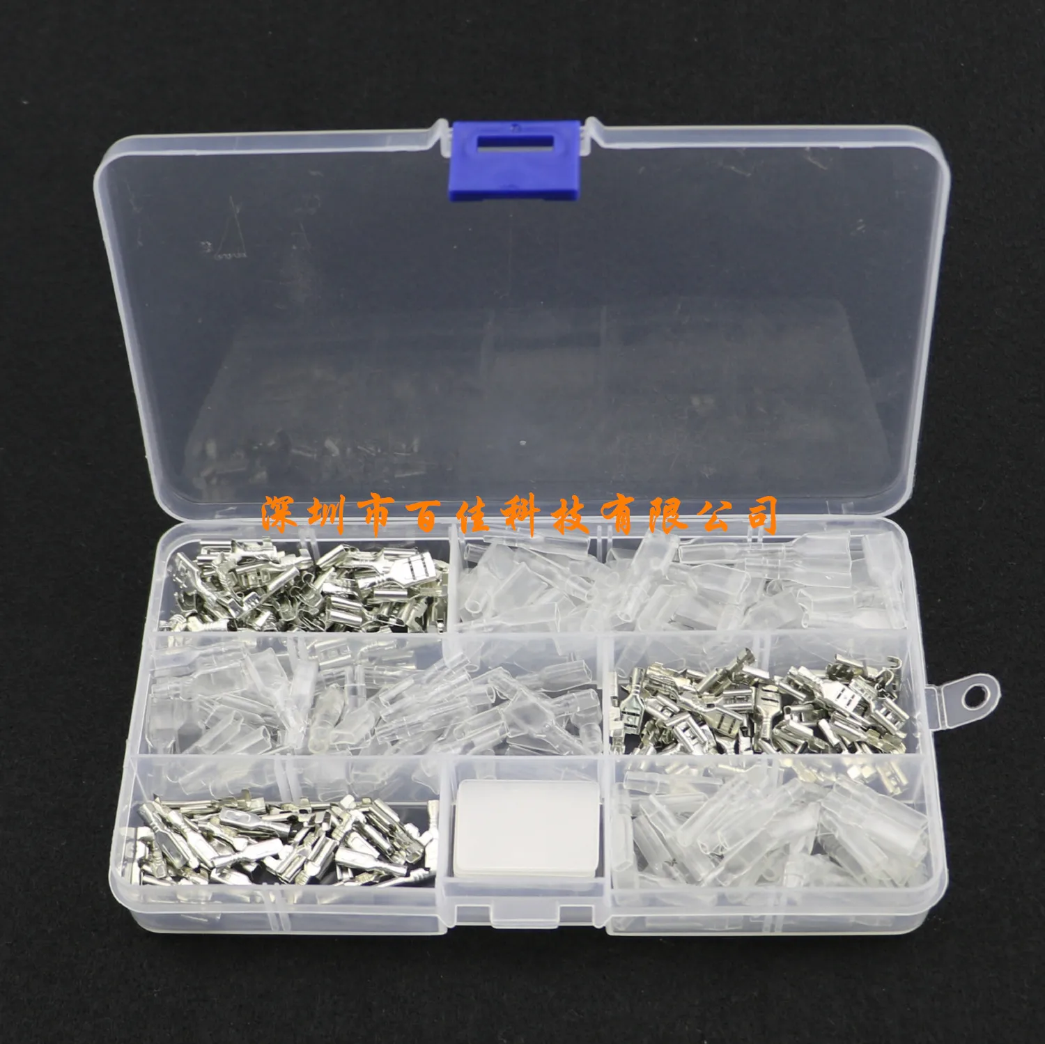 Box 2.8/6.3/4.8 Geplaatst Lente + 50 Sets Van Schede Plug Type Koude Persing Koperdraad Connector terminals