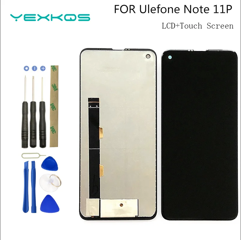 6.55 Inch New Original Ulefone Note 11P LCD Display and Touch Screen Digitizer Replacement For Ulefone Note 11P +Tools