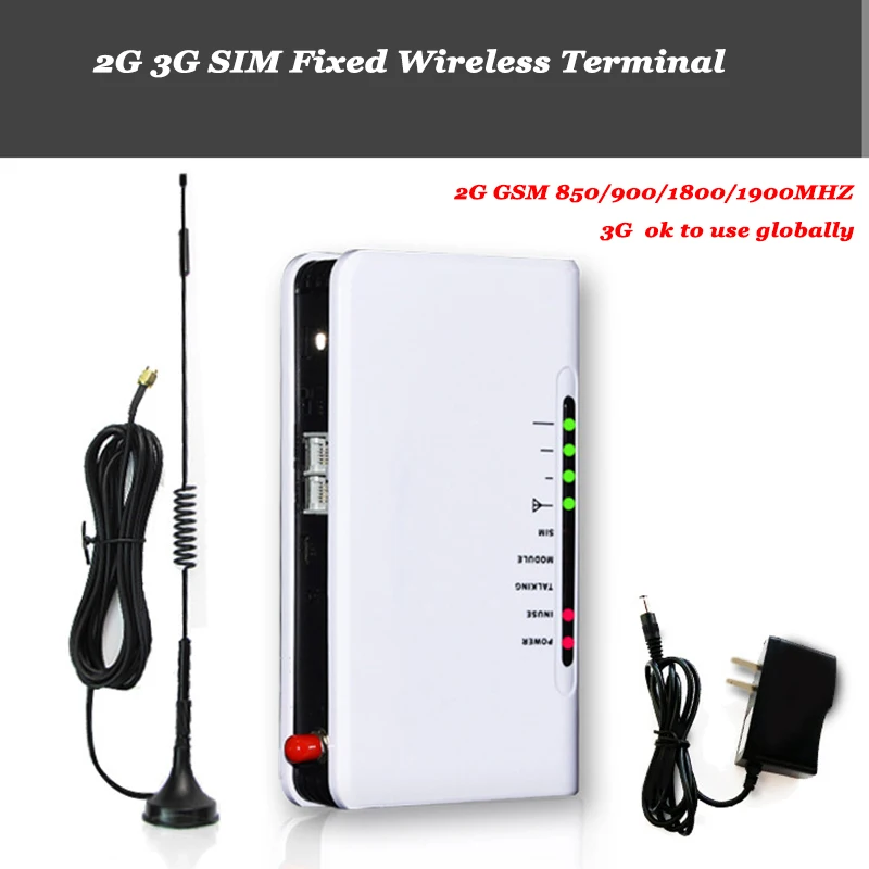 Terminale Wireless fisso 2G GSM o 4G DTMF FSK per sistema di allarme telefono fisso Desktop cassetta Audio scheda cellulare telefono fisso