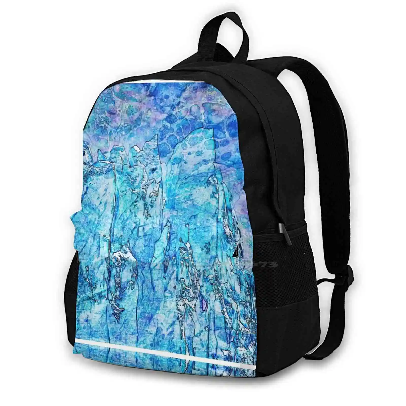 Hyperborean Landscape 4 Bag Backpack For Men Women Girls Teenage 2014 Hyperborea North Photoshop Richard Maier Winter Abstract