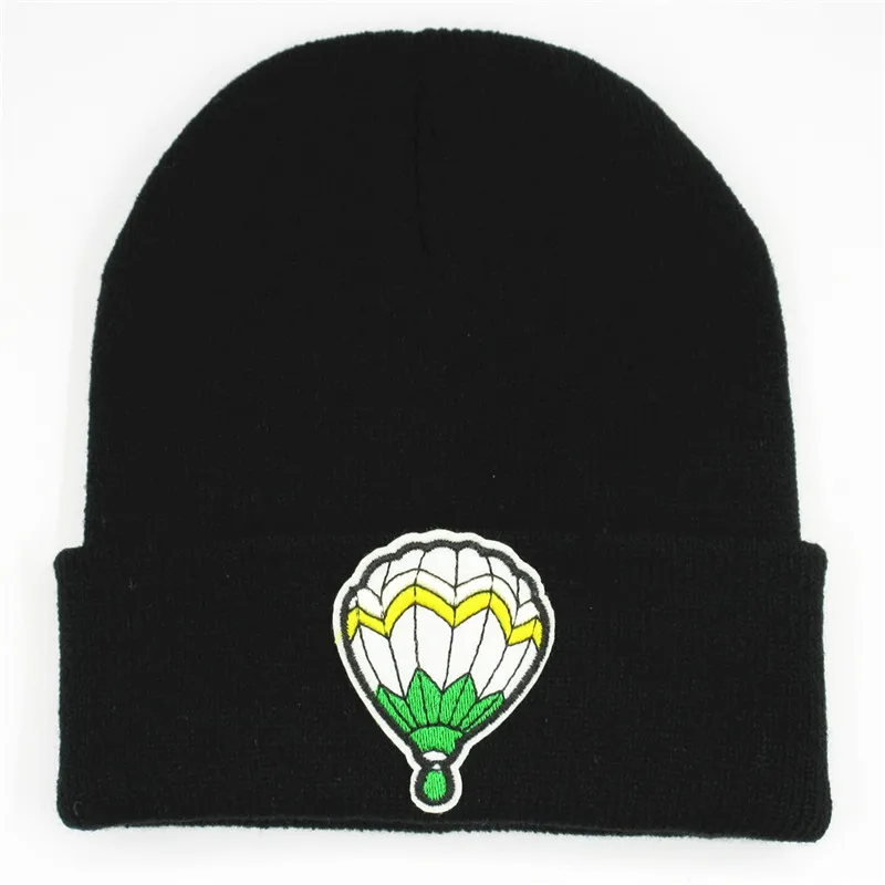 Balloon Embroidery Cotton Thicken Knitted Hat Winter Warm Hat Skullies Cap Beanie Hat for Men and Women 120