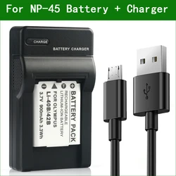 NP-45 NP-45A NP-45B NP-45S Digital Camera Battery + Charger for Fujifilm FinePix Z71 Z80 Z81 Z91 L50 instax SHARE SP-2 mini 90