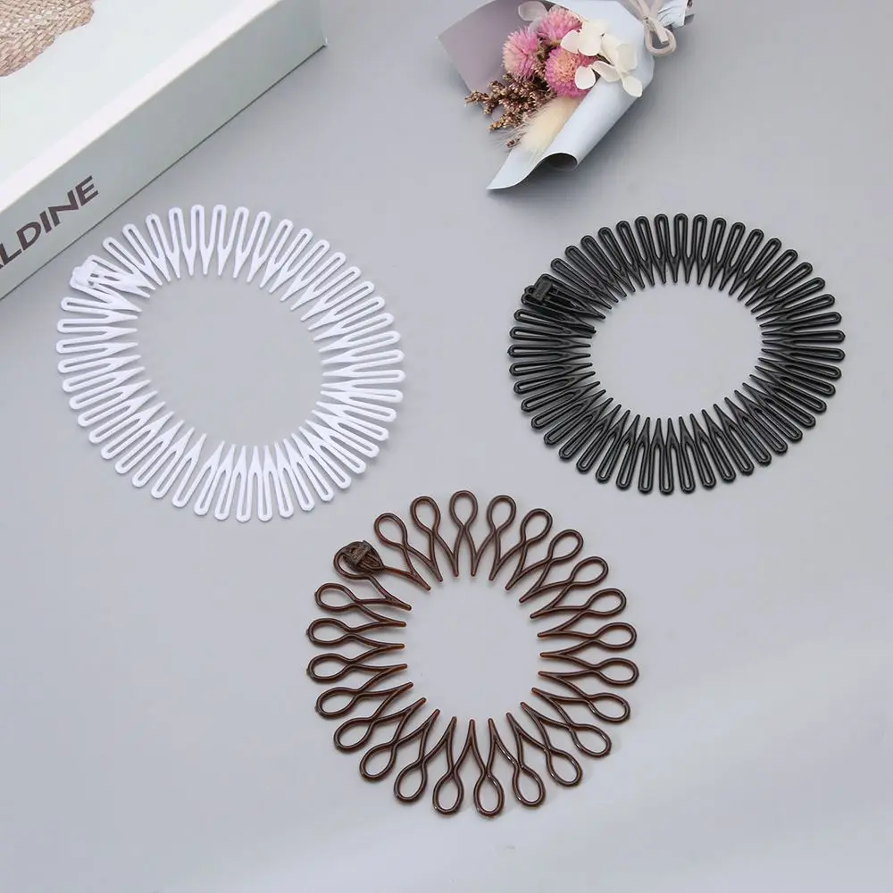 Foldable Rhinestone Hair Clip For Swimming Hair Accessories For Makeup Bath Elastic Hair Band