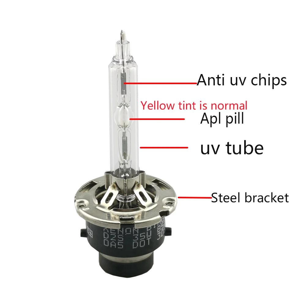 2PCS HID Xenon Bulb D1S D2R D2S D4R D4S For Toyota Lexus Car Headlights 4300K 5000k 6000K