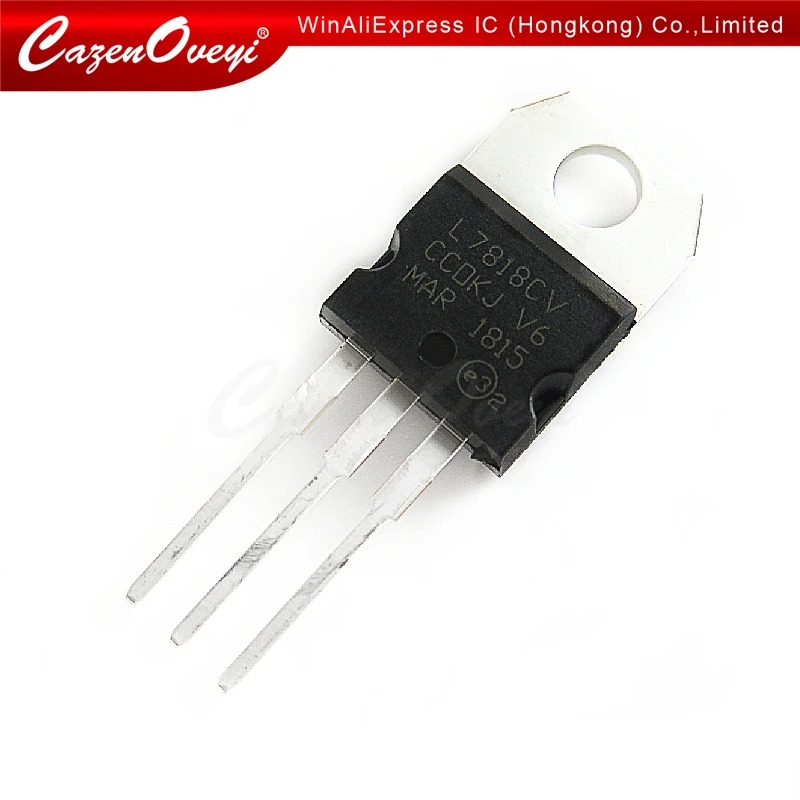 10pcs/lot L7818CV TO220 L7818 TO-220 7818 LM7818 MC7818 new and original IC In Stock