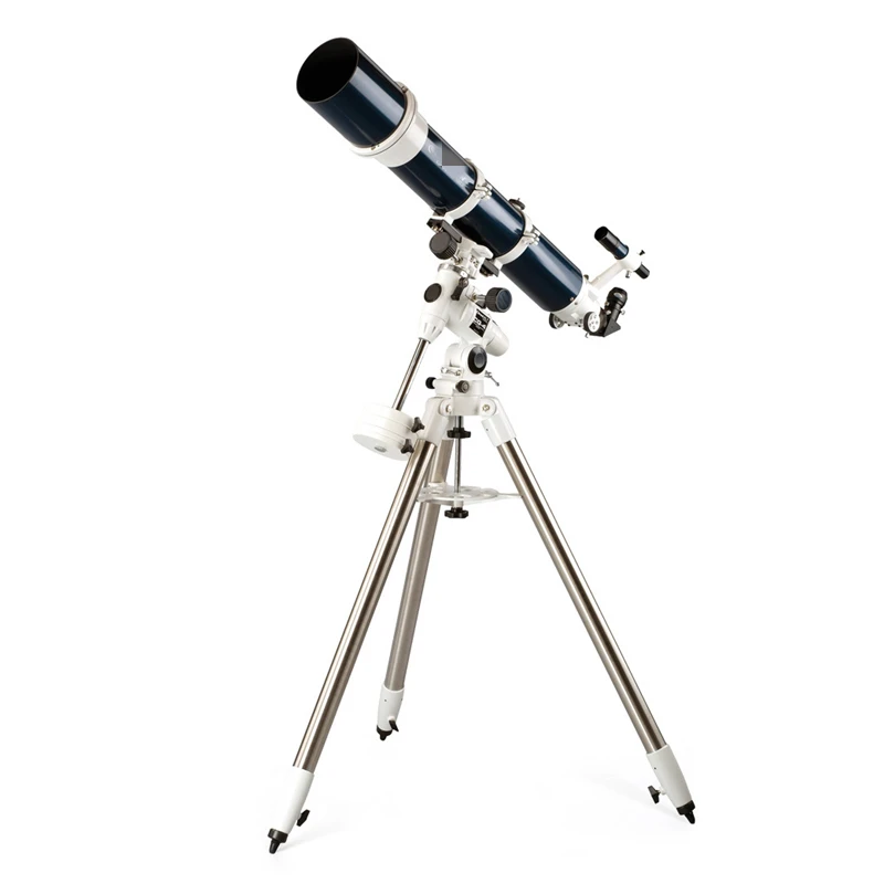 OMNI 120 XLT 120/1000mm Refraction Astronomical Telescope Omni CG-4 Equatorial Mount Starbright XLT Coating 1.75 Inches Tripod