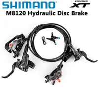 Shimano DEORE XT M8120 Freno de disco de bicicleta hidráulica de 4 pistones Pastillas de hielo-TECH BL-M8100/BR-M8120 800/900MM-1600MM