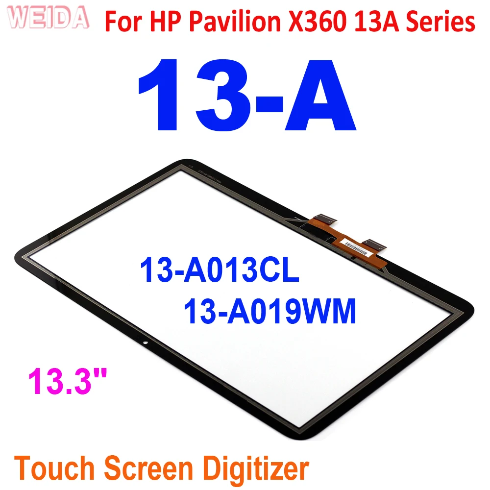 

Сенсорный экран 13,3 дюйма для HP Pavilion X360 13-A 13A, дигитайзер с сенсорным экраном 13-A013CL 13-A019WM 13-A Series для HP 13-A, сенсорная Замена