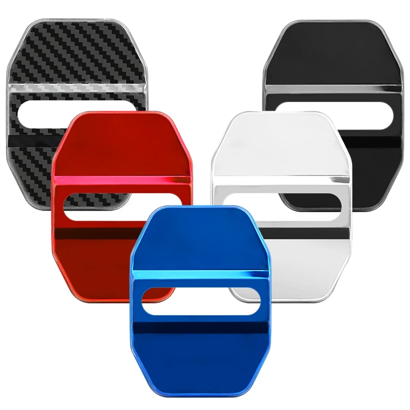 4 قطع غطاء قفل باب السيارة حماية مشبك غطاء الصدأ لسيارات BMW X1 X3 X4 X5 X6 E46 E90 E60 F10 E39 F30 E36 F20 E87 E70 E91 E30