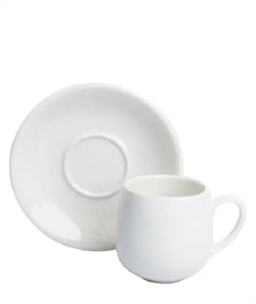 DOLBOVI Acar Alis 12 Piece 6 Personality Simple Pure White coffee cup Pad mug кружка coffee cup cup