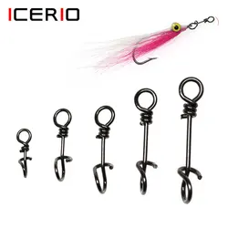 Clips de mosca ICERIO cambio rápido – Acero inoxidable sin nudos