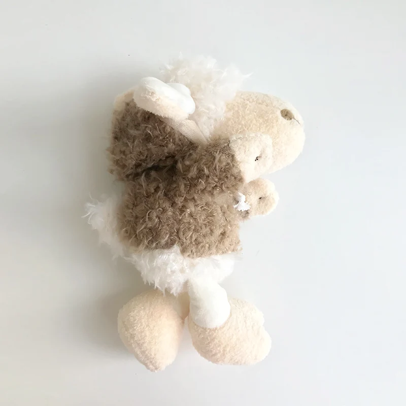 25 cm Sheep in Wolf\'s skin Plush Toy,Cute Lamb with Hat Baby Kids Doll Gift