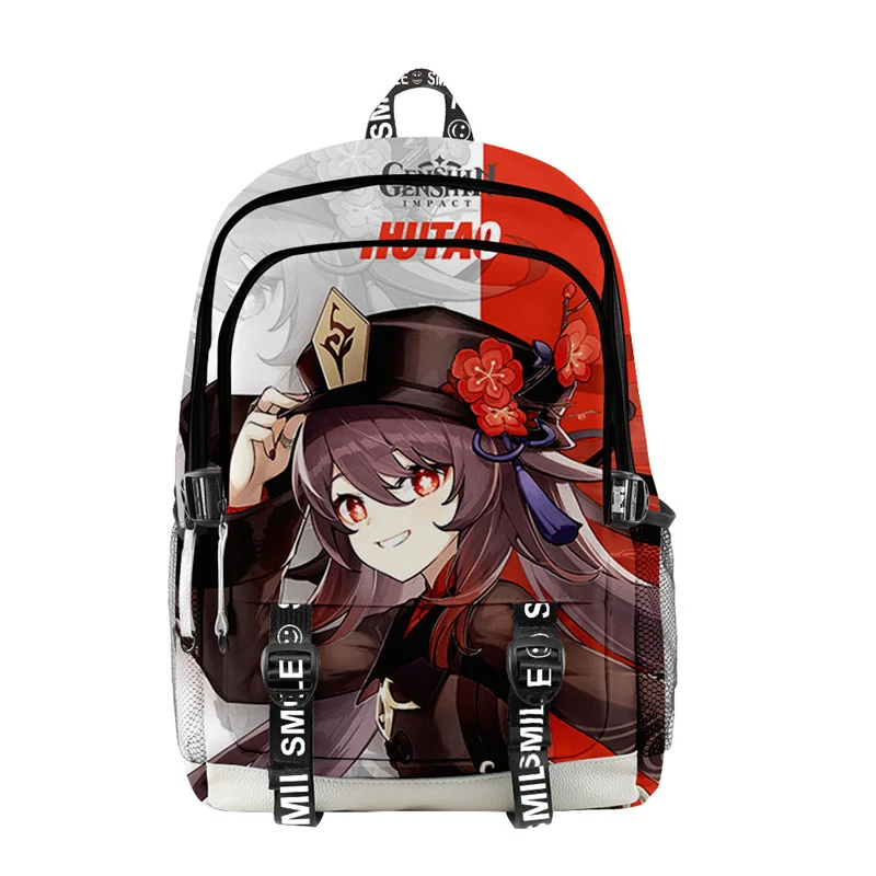 Genshin Impact wasserdichte Kinder Schult aschen für Jungen Mädchen Rucksack ortho pä dische Schule Rucksack Grundschule Schult asche Bücher tasche