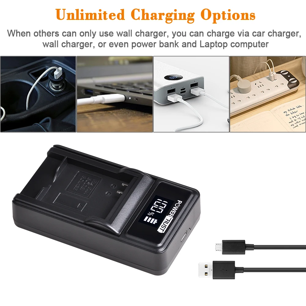 DMW-BCM13 DMW-BCM13E Battery and LED USB Charger for Panasonic Lumix DC-TS7 DMC-FT5 DMC-LZ40 DMC-TS5 DMC-TZ37 DMC-TZ40 DMC-TZ41