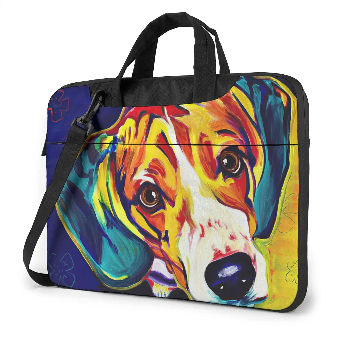 

Beagle - Bailey Laptop Bag Case Protective Vintage Computer Bag Bicycle Crossbody Laptop Pouch