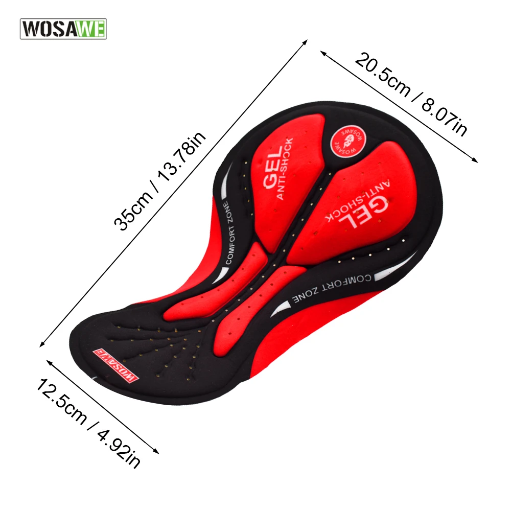 WOSAWE Cycling Shorts Cushion 3D 5D Pad Breathable Road MTB Bike Bicycle Riding DIY Cycling Underwear Padded