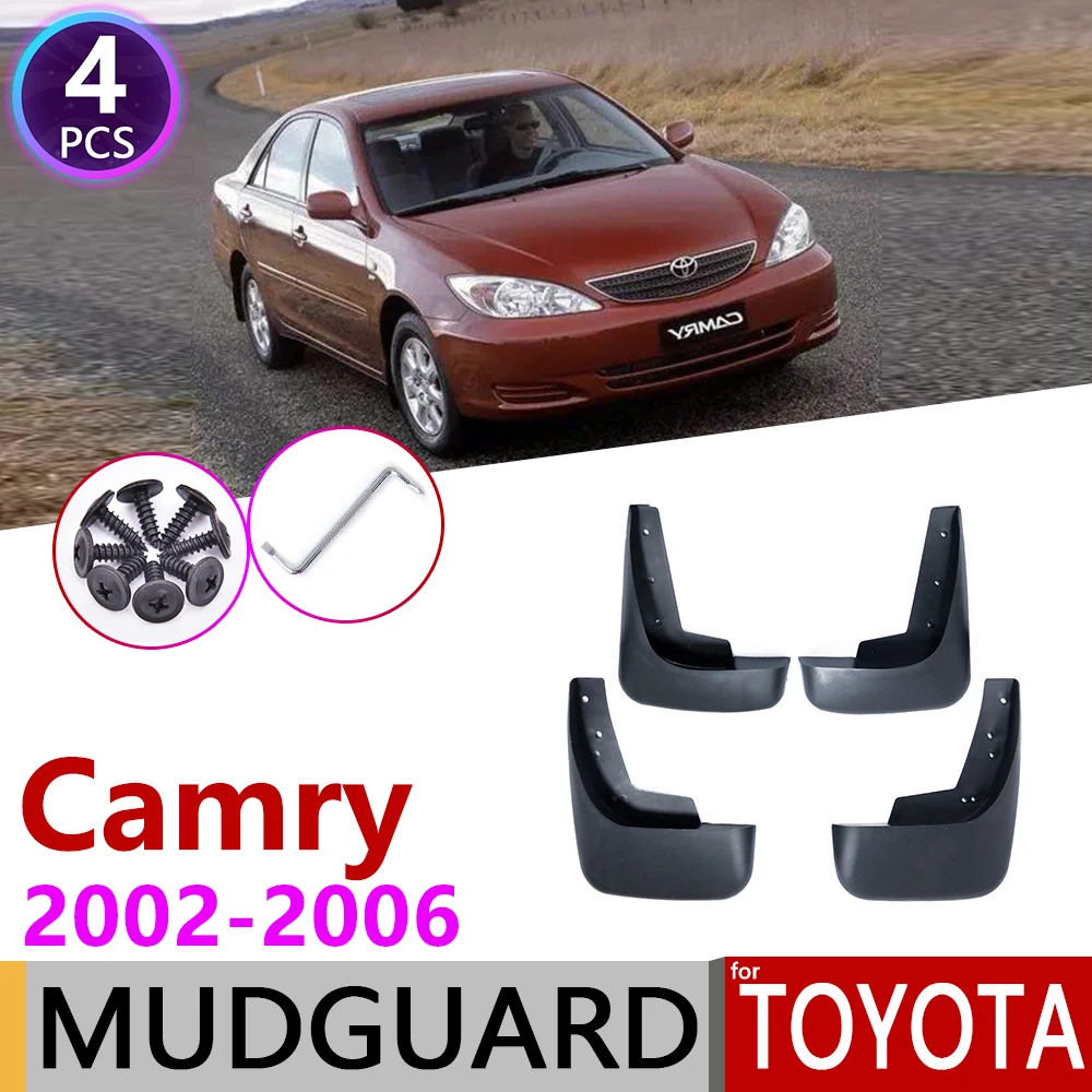 for Toyota Camry 30 XV30 2002~2006 Front Rear Mudflap Fender Mudguards Mud Flaps Guard Splash Flap Accessories 2003 2004 2005