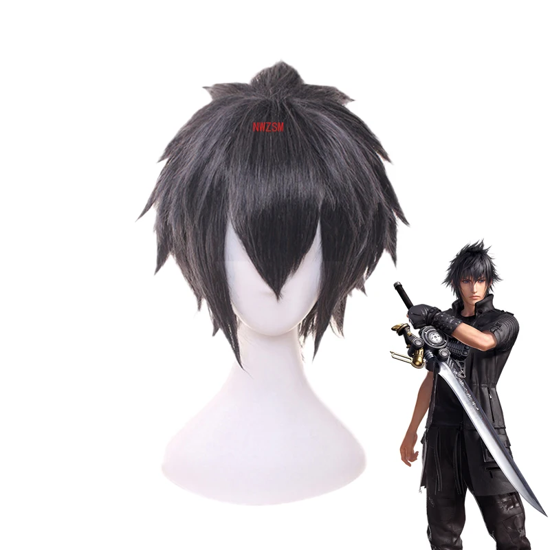 

Anime Final Fantasy Noctis Lucis Caelum Short Wig Cosplay Costume FF15 XV Heat Resistant Synthetic Hair Men Wigs