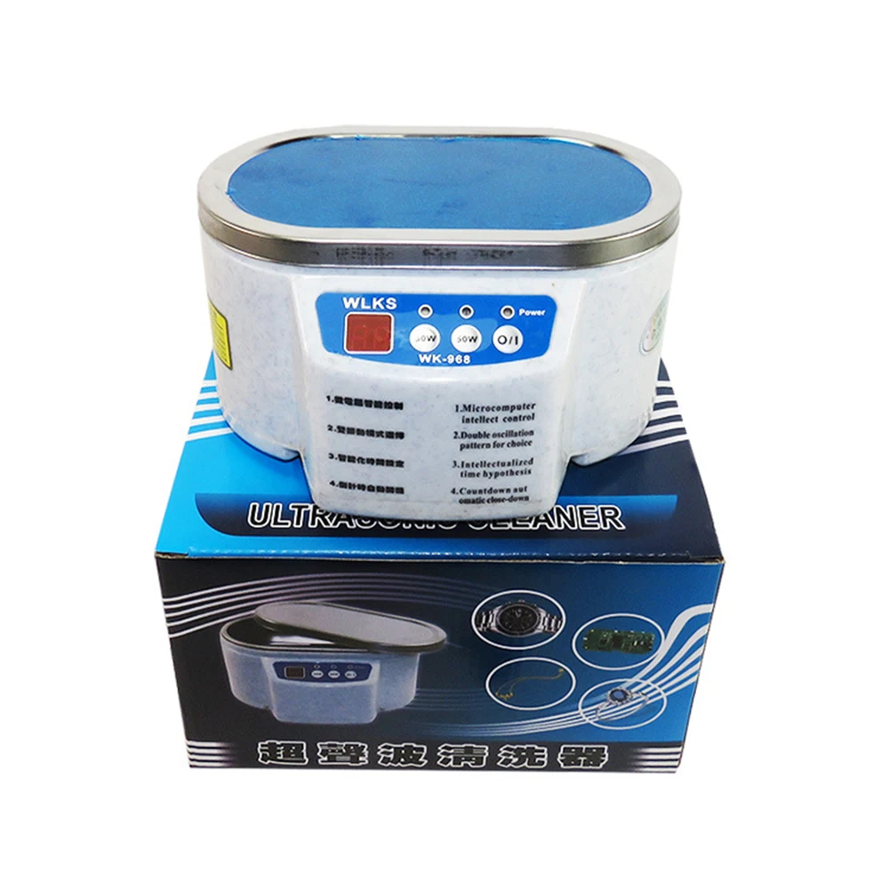 30 واط/50 واط المنزل بالموجات فوق الصوتية الأنظف تنظيف المحمولة الموجات فوق الصوتية غسالة خزان موجة مجوهرات نظارات الفولاذ المقاوم للصدأ مصغرة