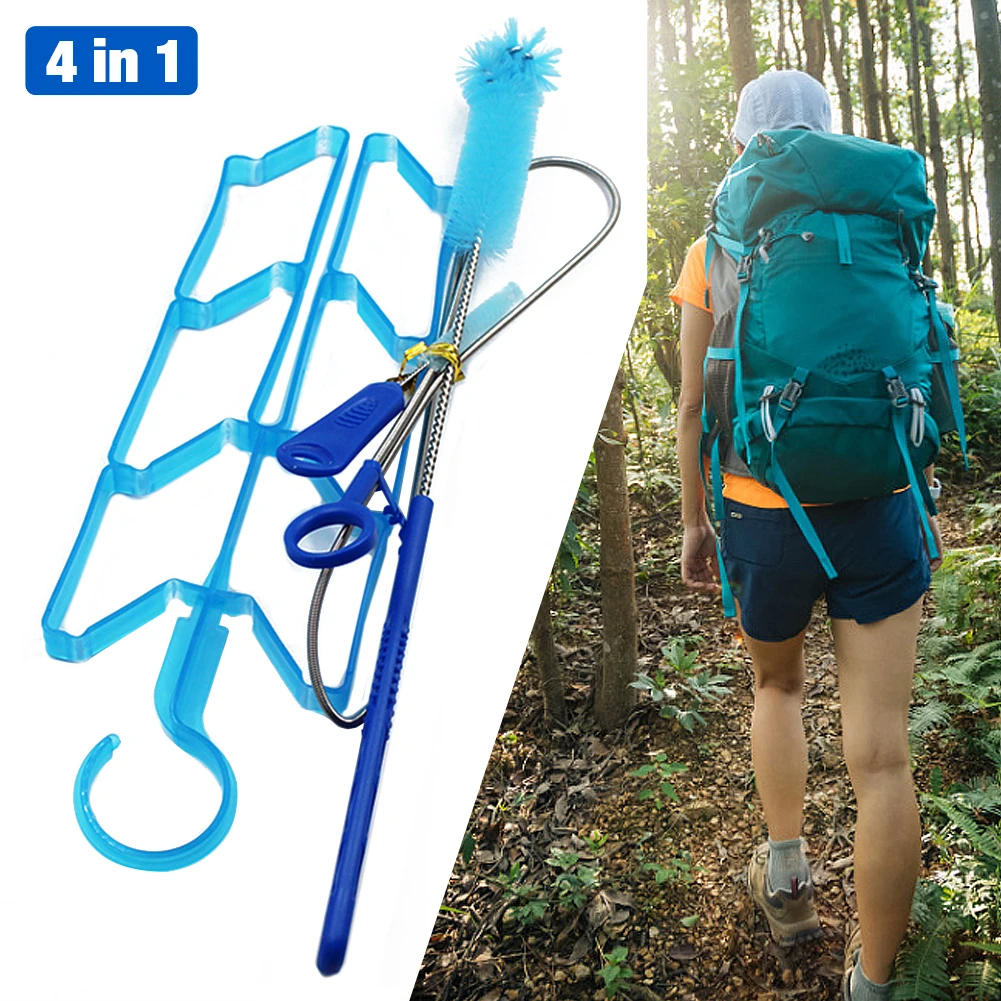 

Mountaineering drinking water bag cleaning brush four-in-one cleaning brush Hydration Bladder Cleaning Kit