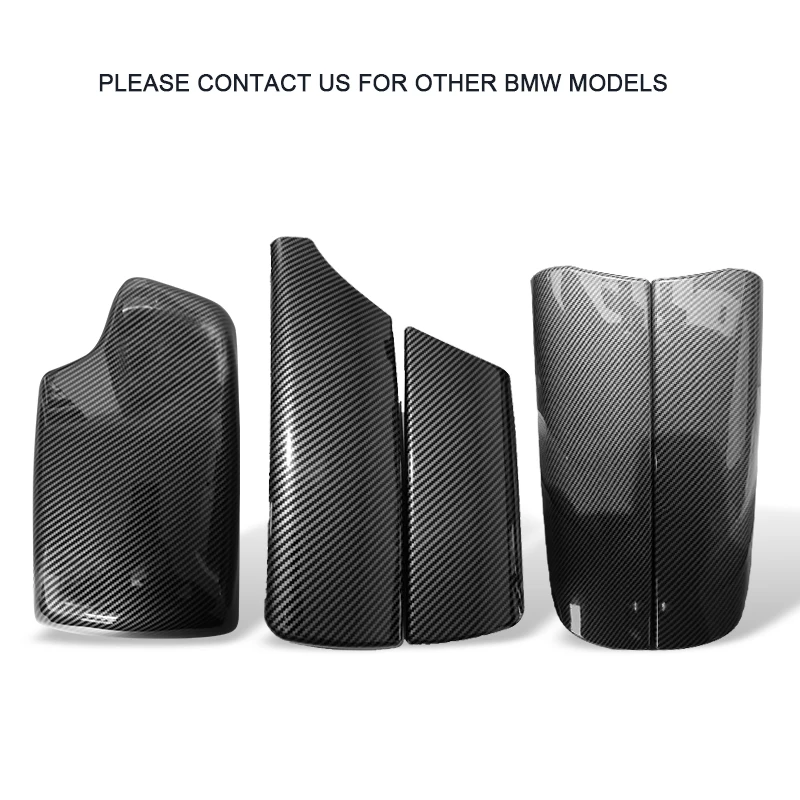 Reposabrazos de consola Central con textura de carbono, cubierta de caja para BMW serie 7, F01, F02, 2009, 2010, 2011, 2012, 2013, 2014, 2015