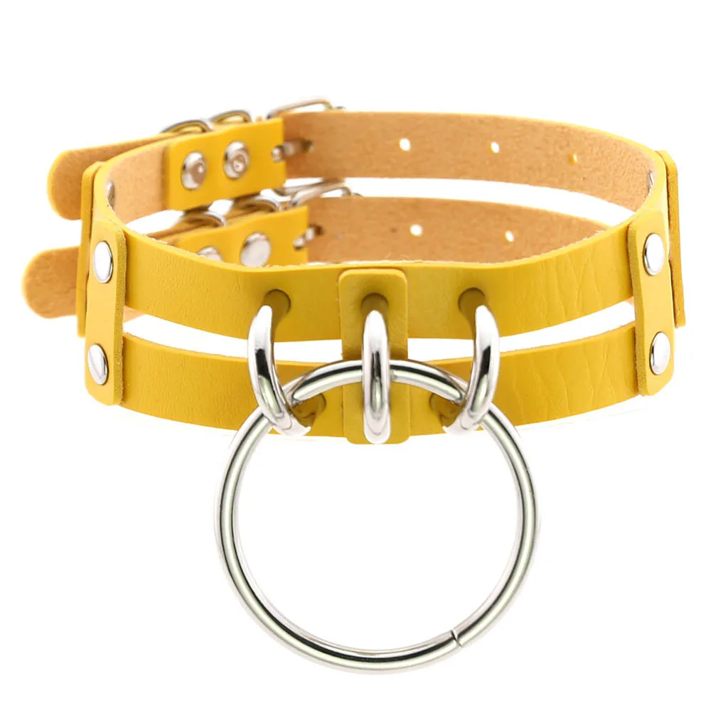 Punk Choker Kragen Goth Halskette Große Transparente Riemen Chocker Frauen Mädchen Trendy Rock Sexy Harajuku Emo Gothic Schmuck