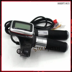 Modification Parts Electric Car LCD Power Display Turn Handle Throttle Accelerator Handlebar For Citycoco  Scooter