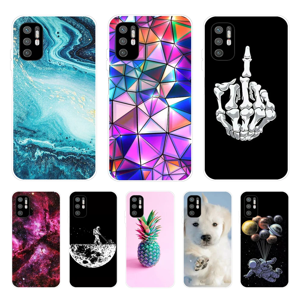 For Xiaomi Redmi Note 10 10S Case 4G 5G Silicon Soft Tpu Back On Redmi Note 10 Pro Global Phone Cover Note10 S Bumper Etui Funda