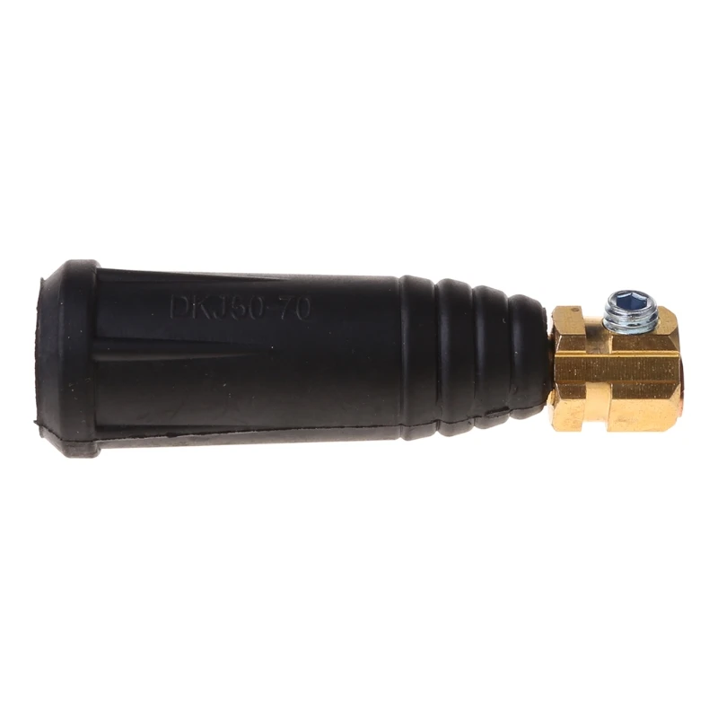 Europa soldador encaixe rápido macho cabo conector soquete dkj 10-25 50-70 plug adaptador fêmea inserção acessórios da máquina de solda