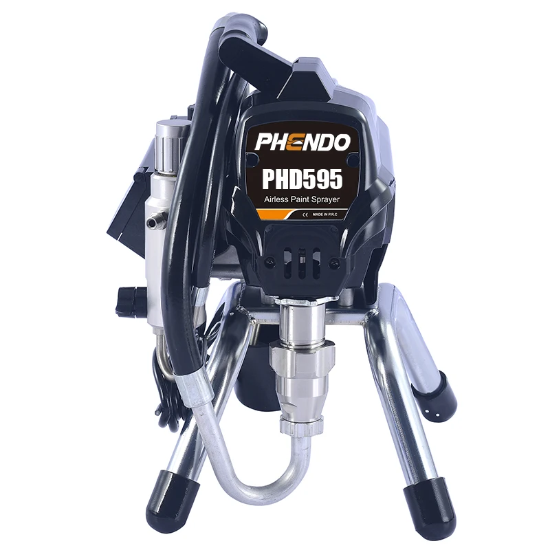 PHENDO Professional Electric Airless Paint Sprayer 595 Painting Machine Tool 2200W 2.5L Sprayer Suit for Indoor Fence Spraying